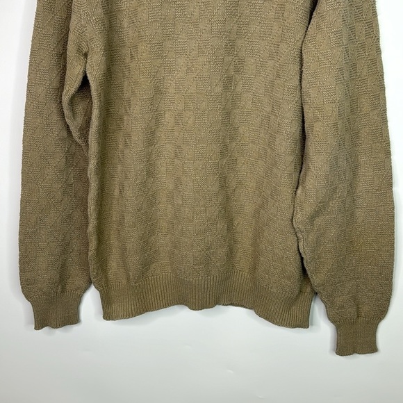 Vintage Shenandoah Crew Knit Brown Sweater Size Large - Picture 3 of 9